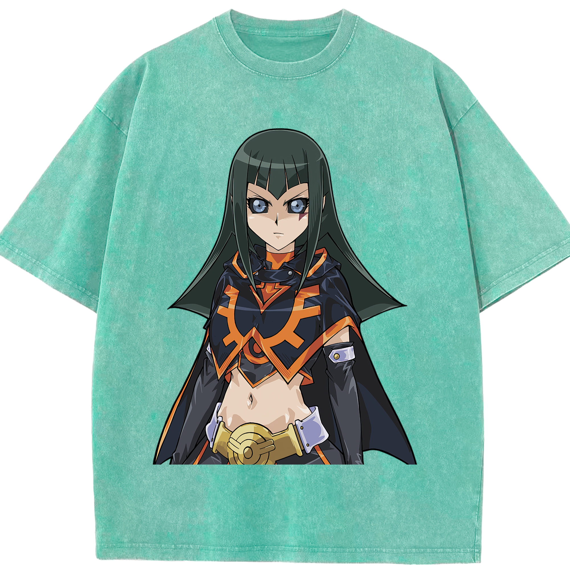 （画像用） 遊☆戯☆王 Yu-Gi-Oh! 綿100% ヴィンテージ風 半袖Tシャツ（フロントプリント）